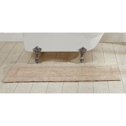 Lux Collections Bath Mat Rug 20" X 60" Runner by Better Trends in Sand