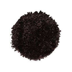Bella Premium Jersey Shaggy Round Area Rug by Home Weavers Inc in Brown (Size 36" ROUND)