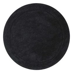 Bloomfield Round Bath Rug Collection by Home Weavers Inc in Grey (Size 30" ROUND)