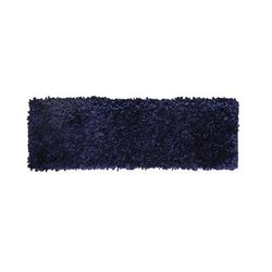 Bella Premium Jersey Shaggy Area Rug by Home Weavers Inc in Navy (Size 24" X 72")