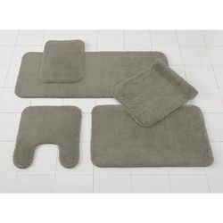 Wide Width The Elegance Bath Rug Collection - Bath Rug by BrylaneHome in Olive (Size 24" W 60" L)