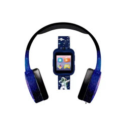 iTouch Navy PlayZoom 2 Interactive Educational Kids Smartwatch with Headphones: Spaceman Print