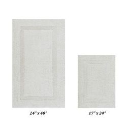 Lux Collectioni Rug 2 Piece Set (17" x 24" | 24" x 40") by Better Trends in Ivory