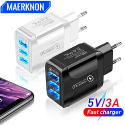 Chargeur USB rapide pour téléphone Portable adaptateur pour iPhone 11 Xiaomi Redmi Note 9 Pro 3.0