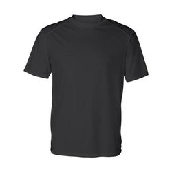 Badger Sport 4120 Adult B-Core Short-Sleeve Performance Top in Black size 3XL | Polyester BG4120