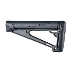 Hogue AR-15/M-16 OverMolded Fixed Buttstock - Fits A2 Buffer Tube Black 15041