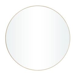 Juniper + Ivory 42 In. x 42 In. Contemporary Wall Mirror Gold Wood - 98574