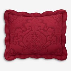 Amelia Sham by BrylaneHome in Berry (Size KING) Pillow