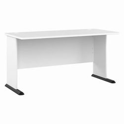 Bush Business Furniture Studio A 60W Computer Desk in White - Bush Business Furniture SDD160WH