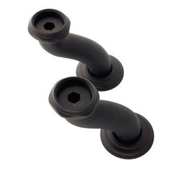 "Kingston Brass CCU405 S Shape Swing Elbow for 7" Centers Deck Mount Tub Filler with Hand Shower, Oil Rubbed Bronze - Kingston Brass CCU405"