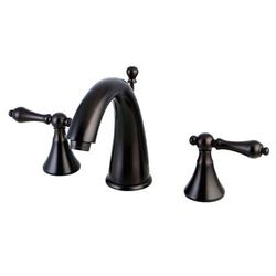 Kingston Brass KS2975AL 8 in. Widespread Bathroom Faucet, Oil Rubbed Bronze - Kingston Brass KS2975AL