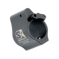 Superlative Arms Adjustable Bleed Off AR-15 Gas Block .625in Solid Set Screw Melonite Black SABO-DI-625SM