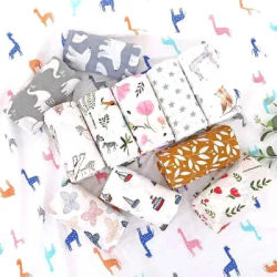 Couverture d'emmaillotage en mousseline de coton Super doux pour bébé, 29 modèles, douce pour la peau, pour nouveau-né, drap de literie pour bébé