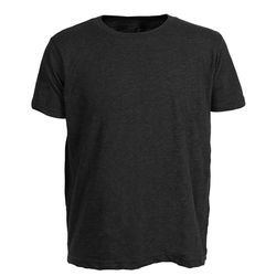 Tultex 0235TC Youth Fine Jersey T-Shirt in Heather Charcoal size Small | Cotton 235