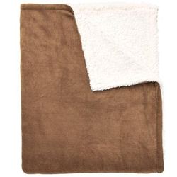 BH Studio Sherpa Microfleece Blanket by BH Studio in Mocha (Size FULL)