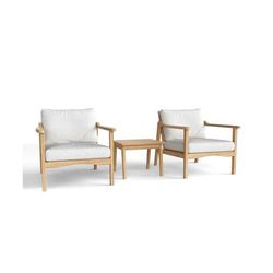 Amalfi Relax3-Piece Deep Seating Collection - Anderson Teak Set-3025