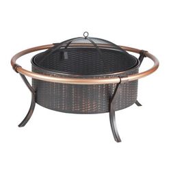 Copper Rail Fire Pit by Fire Sense in Copper