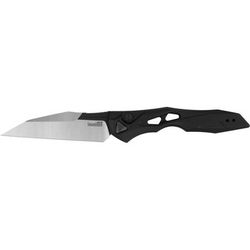 Kershaw Auto Launch 13 Button Lock Automatic Folding Knife 3.5in CPM 154 Wharncliffe Blade Black Cerakote Black Aluminum Handle 7650