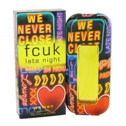 Fcuk Late Night for Women 3.4 oz Eau De Toilette for Women