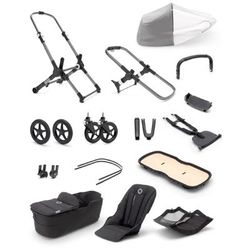 Bugaboo Fox3 Base + Style Set - Black / Grey Melange