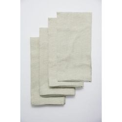 Danube 4 Pk Cloth Napkins by LINTEX LINENS in Green (Size 18" X 18")