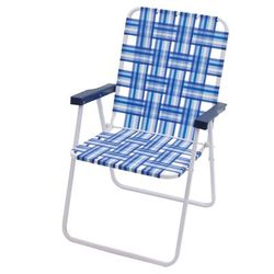 Web Chair Blue/white by ShelterLogic in Multi