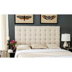 LAMAR WHEAT TUFTED HEADBOARD (KING) - Safavieh MCR4021G