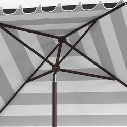 VIENNA 7.5 FT SQUARE CRANK UMBRELLA - Safavieh PAT8411D