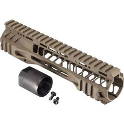 TRYBE Defense AR-15 M-LOK Lightweight Quad Handguard w/ Full Rail 9in Flat Dark Earth HDG9QFR-FDE