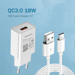 Chargeur de téléphone USB Type-C câble de charge rapide 3.0 Samsung Galaxy S21 S20 FE S10 S9