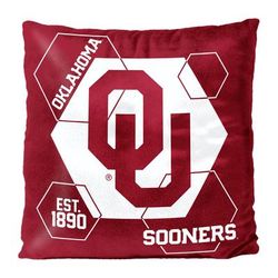 Oklahoma Connector Velvet Reverse Pillow by NCAA in Multi
