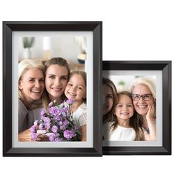 "Dragon Touch Digital Picture Frame Wi-Fi 10" IPS Touch Screen, Classic 10, Brown - DGClassic 10 Brown"