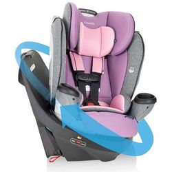 Evenflo GOLD Revolve360 Rotating All-In-One Car Seat - Opal Pink
