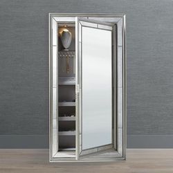 Loren Jewelry Storage Mirror with Lock - Frontgate