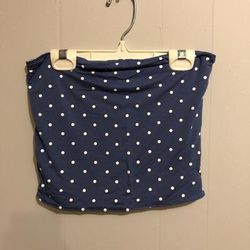 American Eagle Outfitters Tops | American Eagle Reversible Tube Top | Color: Blue/White | Size: S