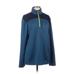 NordicTrack Pullover Hoodie: Blue Tops - Women's Size Medium