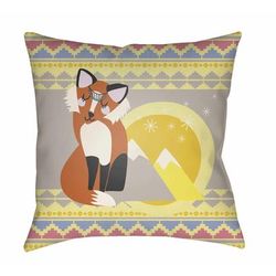 Nagiba 20" Square Modern Pillow plush Black/Burnt Orange/Grass Green/Light Gray/Pink/White/Yellow/Lime Green Outdoor Throw Pillow - Boutique Rugs