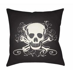 Limit 20" Square Modern Pillow plush Black/White Outdoor Throw Pillow - Boutique Rugs