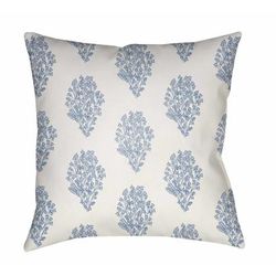 Kumalarang 18" Square Modern Pillow plush Denim/Pale Blue/White Outdoor Throw Pillow - Boutique Rugs