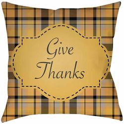 Bloxborough 20" Square Traditional Pillow plush Black/Burnt Orange/Saffron/Taupe Outdoor Throw Pillow - Boutique Rugs
