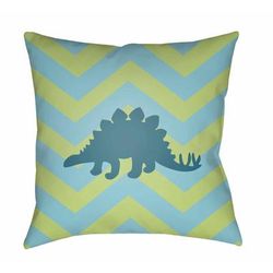 Killian 20" Square Modern Pillow plush Aqua/Deep Teal/Light Green/Teal Outdoor Throw Pillow - Boutique Rugs
