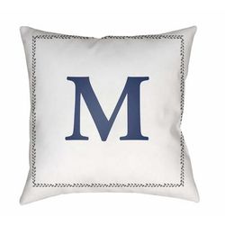Ibaan 20" Square Modern Pillow plush Off White/Royal Denim/Dark Gray/Neutral/Gray/Light Silver/Pale Slate/Charcoal Outdoor Throw Pillow - Boutique Rugs