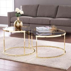 Martley 2pc Nesting Cocktail Table Set - SEI Furniture CK1109004