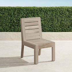 Set of 2 St. Kitts Dining Side Chair in Weathered Teak - Frontgate