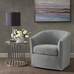 Madison Park Tyler Swivel in Grey - Olliix MP103-1071