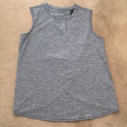 Athleta Tops | Athleta Split Back Top | Color: Gray | Size: S