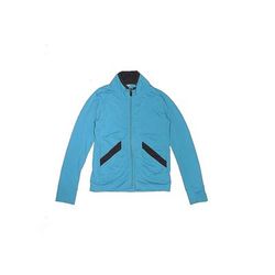 Energy Zone Jacket: Blue Solid Jackets & Outerwear - Kids Girl's Size 4