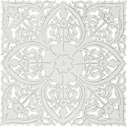 Slipe 35"H x 35"W x 1"D Wall Decor White Wall Decor - Hauteloom