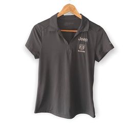 Nike Tops | Jeep & Ram Nike Golf Dri Fit Polo (Size Medium) | Color: Gray | Size: M