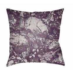 Thao 20" Square Modern Pillow plush Dark Blue/Medium Purple/Navy/Plum/Navy Outdoor Throw Pillow - Boutique Rugs